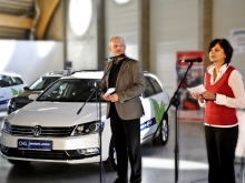 Předávání firemních vozidel VW Passat říjen 2011, České Budějovice